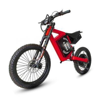Newest CS20 5000W 72V Lithium Battery High Speed Aluminum Alloy Long Range Electric Bike